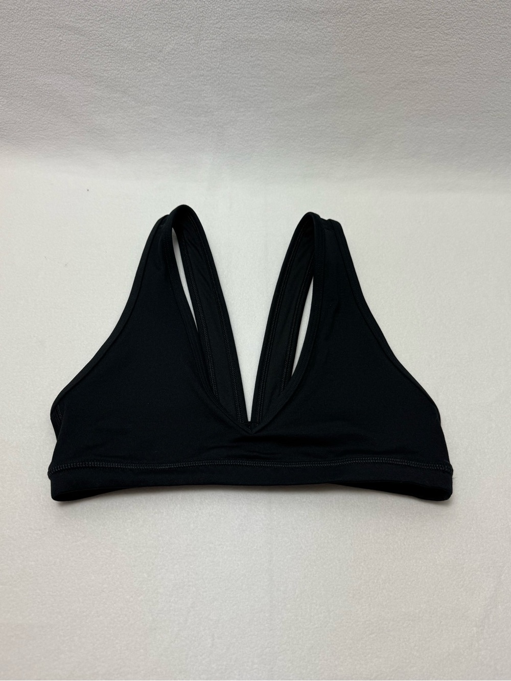 Fleo Women's Black Plunge Sports Bralette